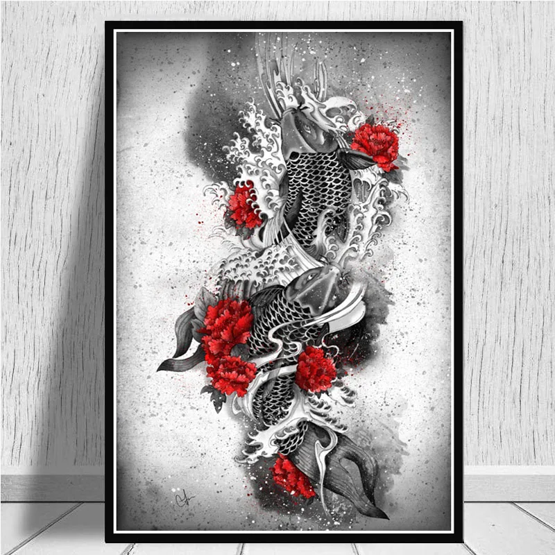 Абстрактный японский постер Sunrise Ukiyoe настенные художественные картины постеры и