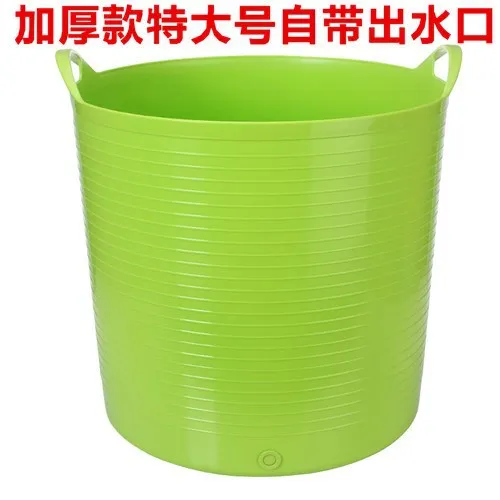 

Couples Bucket Thick Mandarin Duck Girls Portable Bath Tub Tub Children Bath Barrel Wood