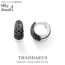 Висячие креольские висячие серьги-кольца в форме капли воды, Томас Стиль, Гламурная Мода, хорошее украшение для женщин, новинка, Ts подарок в 925 пробы, серебро