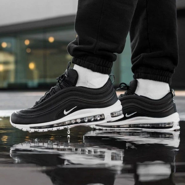 Original Nike Air Max 97 Sean Air Cushion Shoes Men's Shoes Size Frosted Silver _ - Mobile