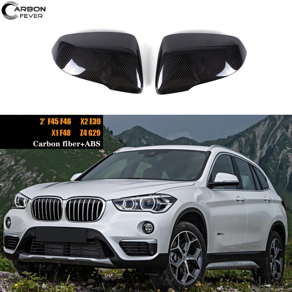 X1 F48 запасная задняя крышка из углеродного волокна для BMW 2 серии F45 F46 зеркала