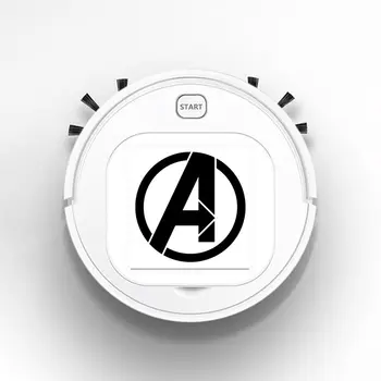 

Smart Robot Rechargeable Auto Smart Sweeping Robot Strong Suction Sweeper Vacuum Cleaner Infinity War Avengers Logo