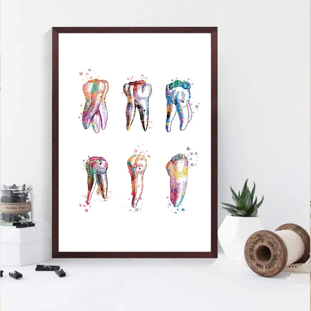 Teeth-Anatomical-Canvas-Poster-Dentistry-Wall-Art-Medical-Prints-Hygienist-Paintings-Doctor-Gift-Posters-Clinic-Wall (3)