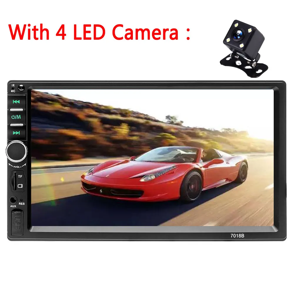 AMPrime 7018B 2din автомобильное радио " Радио para coche MirrorLink сенсорный мультимедийный плеер радио usb coche Авторадио монитор резервного копирования - Цвет: Option 2
