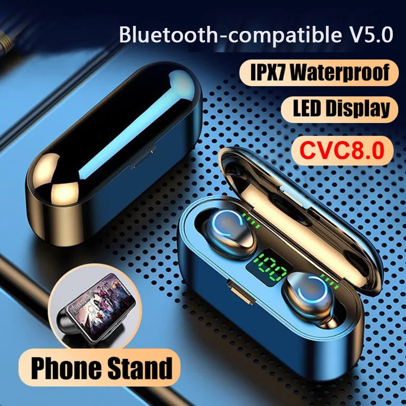 TWS-наушники компактные с поддержкой Bluetooth 5 0 и защитой от воды | Электроника