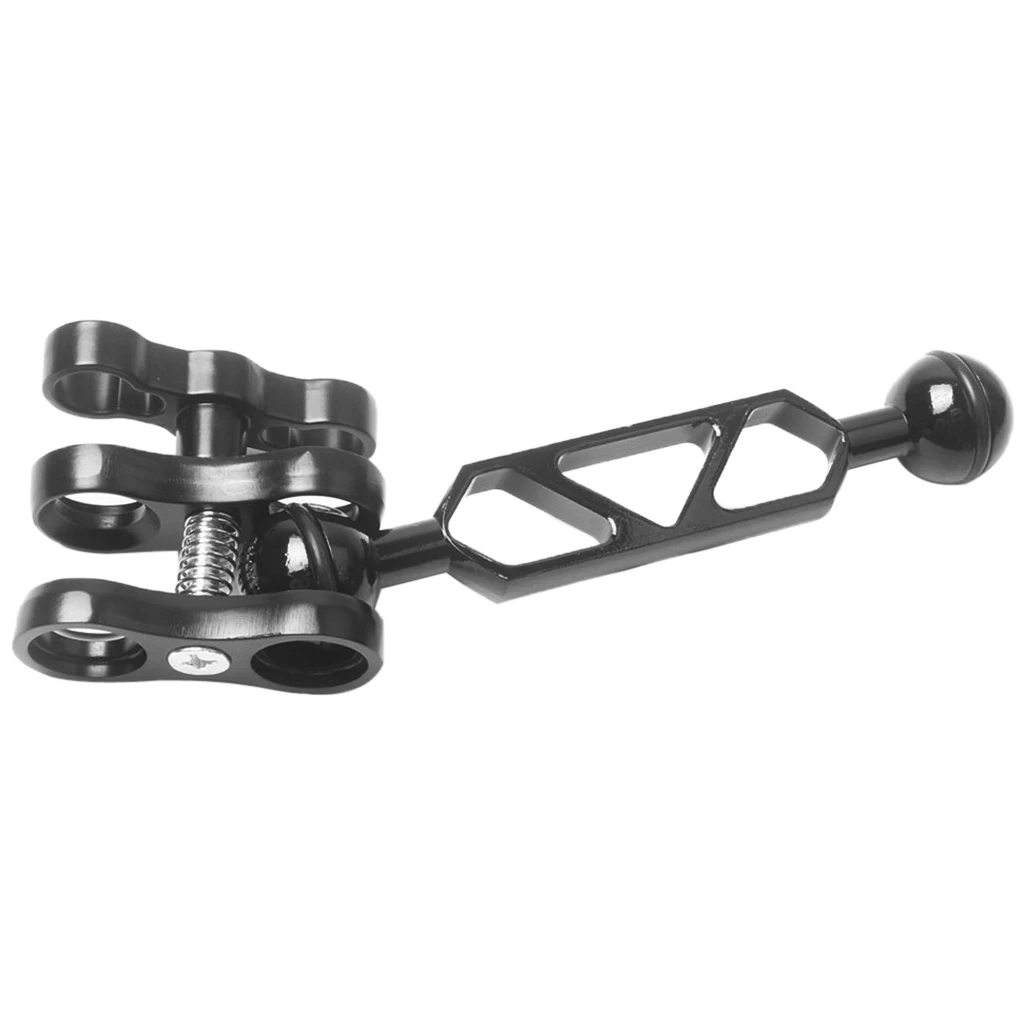 Details about   Dual Joint Ball Extension Arm Clamp Mount for Scuba Diving Underwater Camera