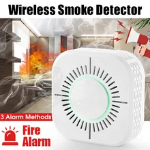 433 МГц беспроводной детектор дыма WiFi 3 режима сигнализации Мини домашняя система охранной сигнализации датчик дыма датчик газа Предупреждение ющий сигнал