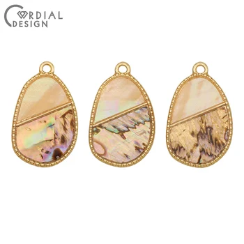 

Cordial Design 40Pcs 18*28MM Jewelry Accessories/Charms/Shell Effect/Drop Shape/DIY Making/Connectors/Hand Made/Earring Findings