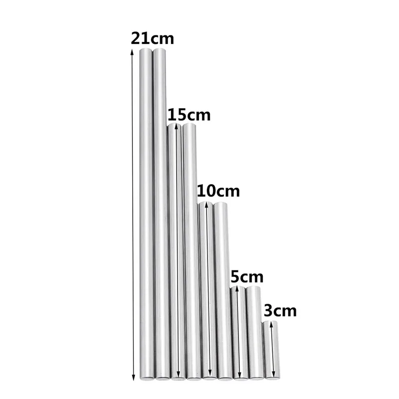 8.5mm Ejector Pins Set Used To Push Rifling Buttons High Hardness Full Specifications Reamer Kits Machine Tools Accessories 9pcs ejector pins