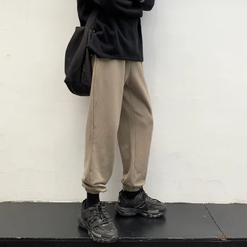 

Autumn New Harem Pants Men's Fashion Solid Color Casual Trousers Man Streetwear Wild Hip Hop Loose Joggers Sweatpants M-3XL