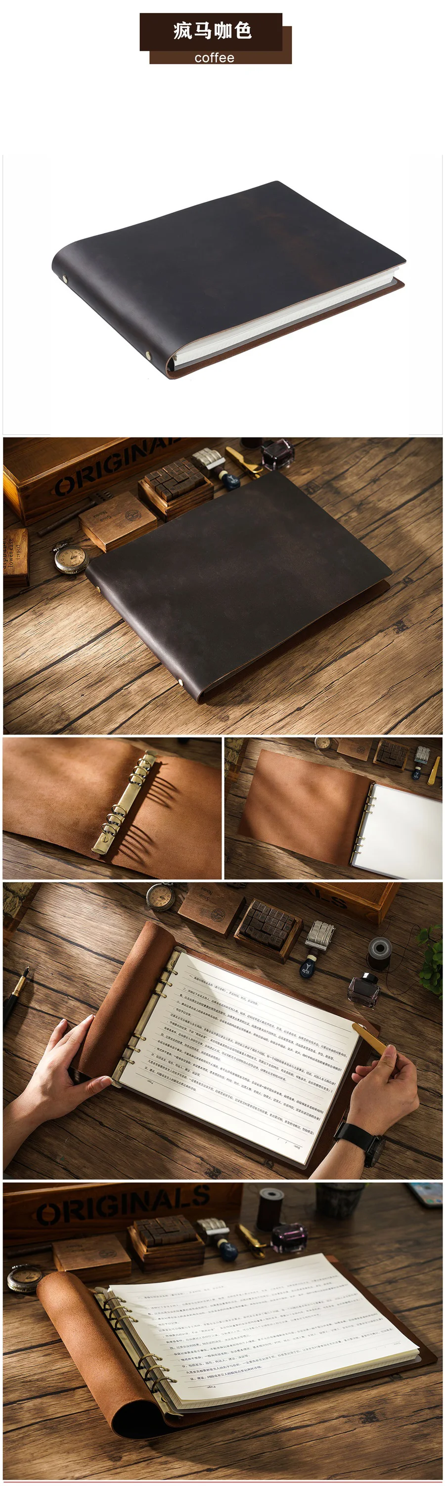 Carnet Notes A5 320 Pages - Couverture Rigide - Papier 100g/m²