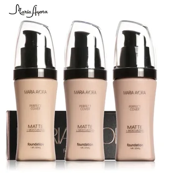 

Natural Flawless Liquid Foundation Soft Matte Oil-free Concealer Waterproof Full Coverage Liquid Foundation Cream