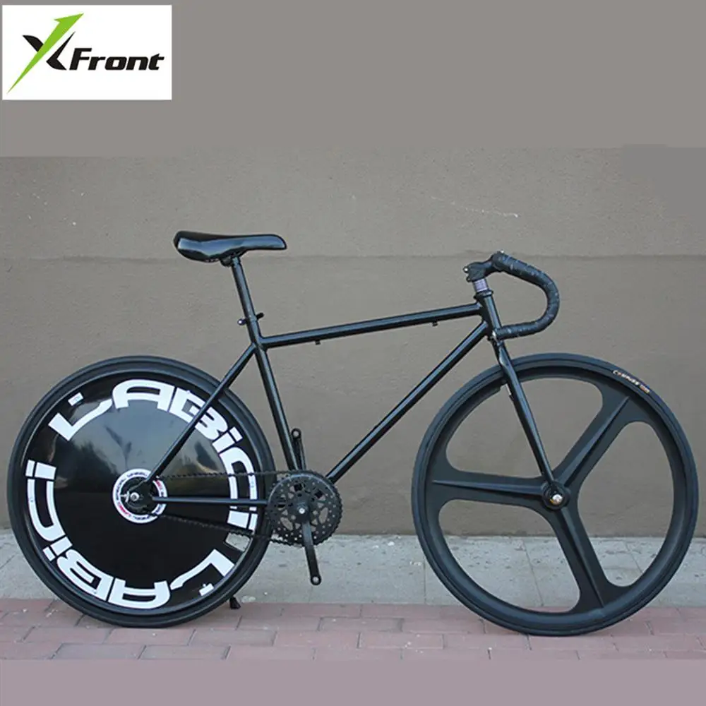 X Front fixie велосипед с фиксированной передачей DIY Односкоростной дорожный