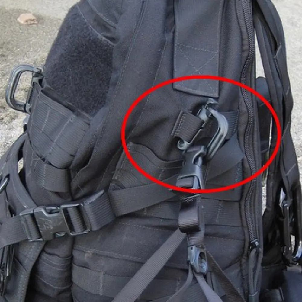Подвесные Брелоки для ключей, военная уличная сумка, D пряжка, Molle, d-образное кольцо, скоба, аксессуары для альпинизма, карабин, тактический, водонепроницаемый