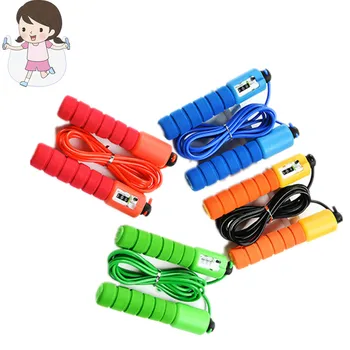 

New Jumping Rope foot jump rope With Counter fitness Long Skip Ropes Counting Skipping Wire