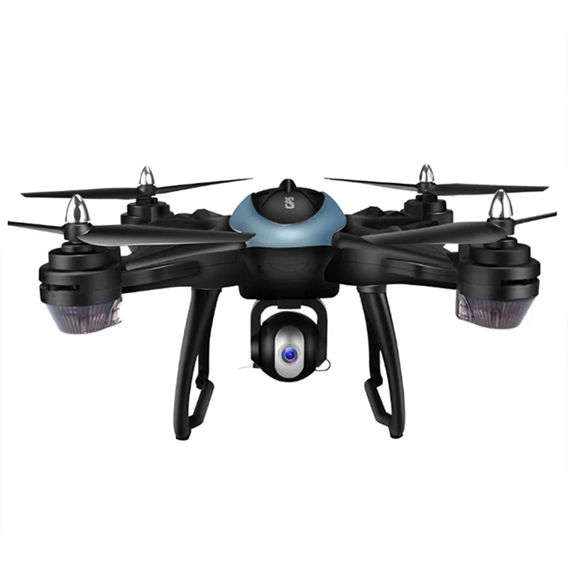 Blue Радиоуправляемый Дрон ABKT-Hd Fpv Flight Rc Gps Wifi Fpv Rc дроны, удерживающие высоту, точка зрения, следование за одним ключом возврата квадрокоптера - Цвет: Blue