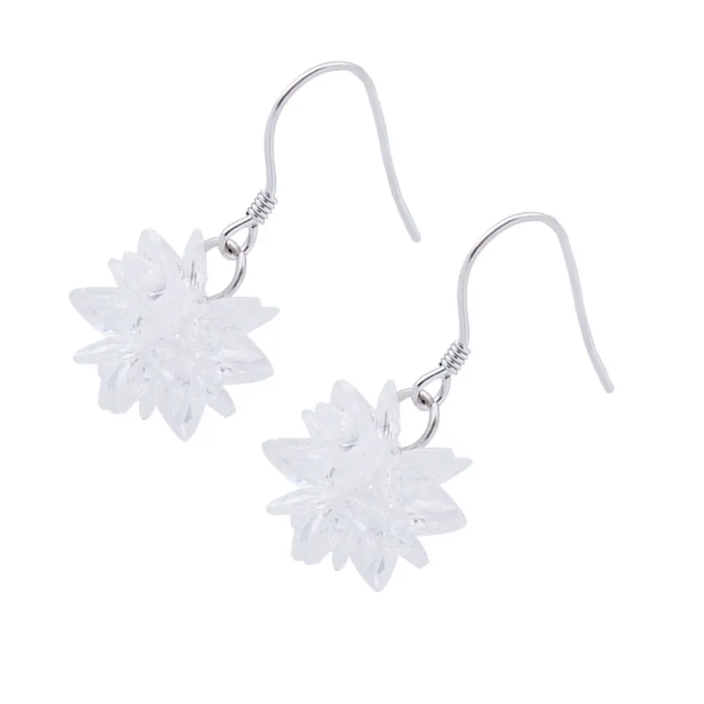 Snowflake Ear Hook Earrings Ladies Earrings Female Jewelry Earrings Gift Portable Earrings Girls Ear Pendants