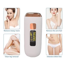 Manooby, Женский лазерный эпилятор IPL, эпилятор, перманентное удаление волос, 500000, вспышка, сенсорный, для тела, ног, бикини, триммер, фотоэпилятор