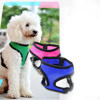 

Breathable Small Dog Harness Vest Adjustable Chihuahua Lead Puppy Harness Dog Products Training Pitbull Pet Products EE5QY