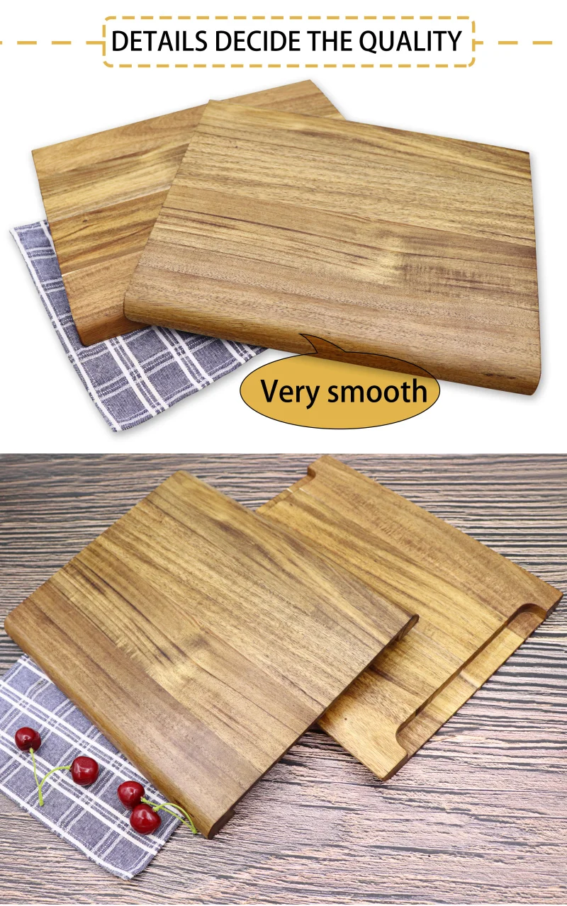 Jaswehome Акация деревянная разделочная доска деревянные разделочные доски для кухни на заказ доска для резки дерева поднос