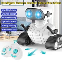 Intelligent Remote Control Interactive Robot 2 Hours Simulated Crawler Design Auto Demo LED Lights Dynamic Music RC Electric Toy 1