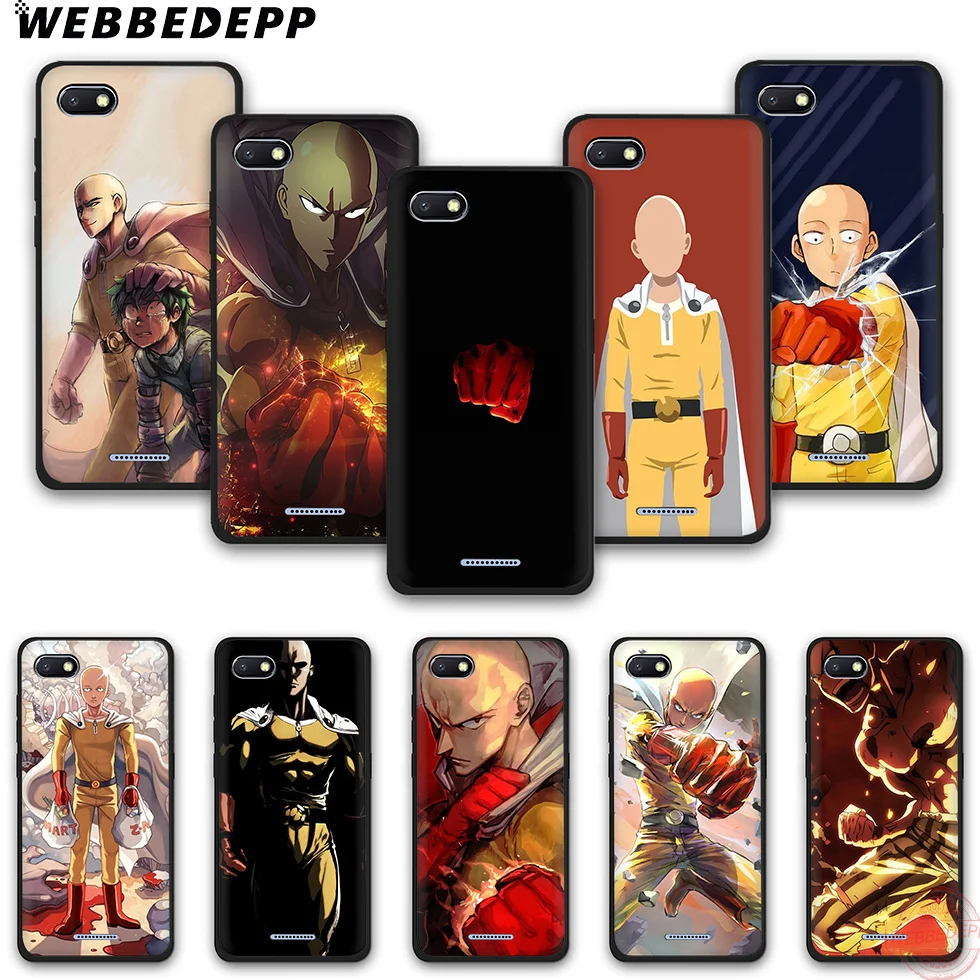 WEBBEDEPP ONE PUNCH MAN TPU чехол для телефона чехол-накладка Redmi Note 6Pro 7Pro 4A 4X 5 5A 6A 8A 7 S2 note 8 |