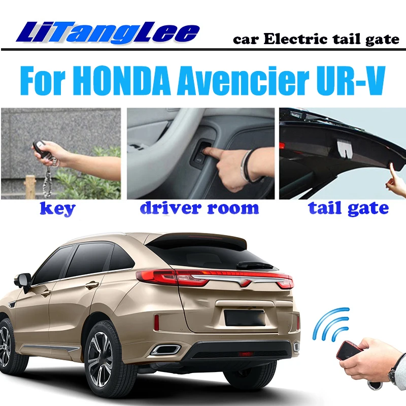 

LiTangLee Car Electric Tail Gate Lift Tailgate Assist System For HONDA Avencier UR-V URV 2016~2021 Remote Control Trunk Lid