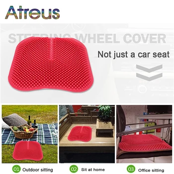 

Atreus Silicone massage cushion Car Seat Cover For Skoda Octavia A5 A7 2 Rapid Fabia Yeti Superb Ford Focus Seat Ibiza Leon 2 3