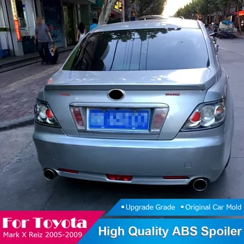 

Fit For Mark X Reiz 2005 2006 2007 2008 2009 Black Spoiler High Quality ABS Plastic Rear Trunk Wing Lip Spoiler Car Accessories