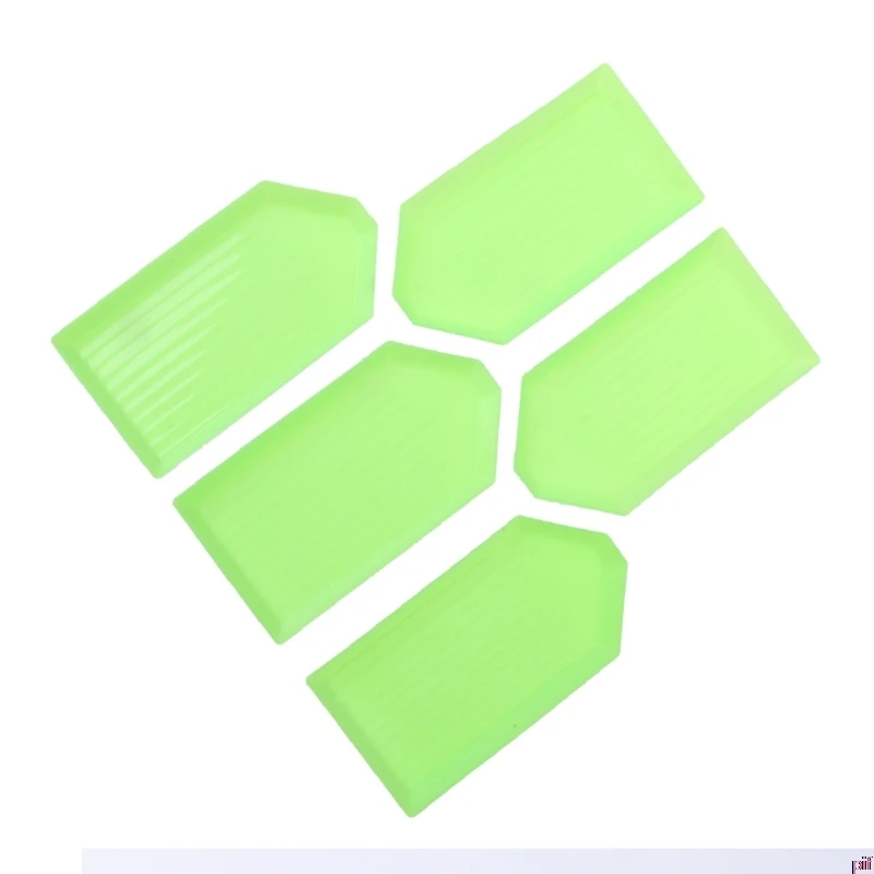 

5Pcs DIY 5D Diamond Painting Rhinestone Plate Tray Embroidery Cross Stich Tool