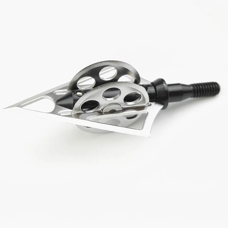 1/3/6 шт. стрельба из лука Broadheads 100 зерно наконечники стрел 2 очистительные полосы