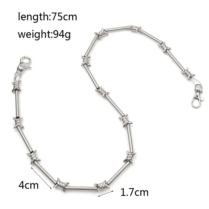 Панк замок пламя унисекс ожерелье многослойное Harajuku уличная хип-хоп Рок колье-цепь вечерние ювелирные изделия воротники - Окраска металла: XL1991