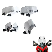 스즈키 혼다 야마하 용 오토바이 범용 조절 식 윈드 실드 익스텐션 스포일러 윈드 디플렉터 보호(China)