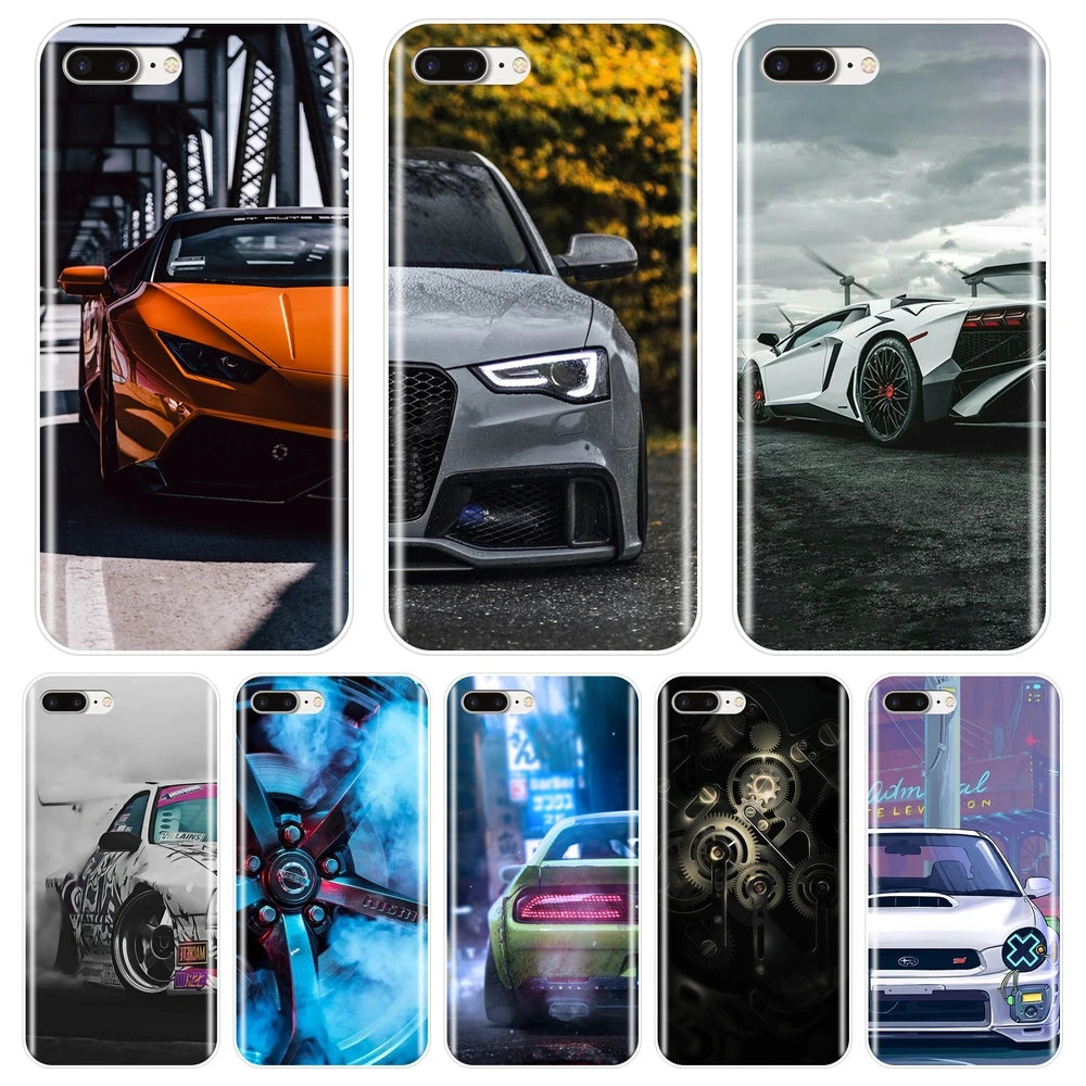Car Sportscar Tyre Cool Phone Case Silicone For Apple Iphone X Xr Xs
