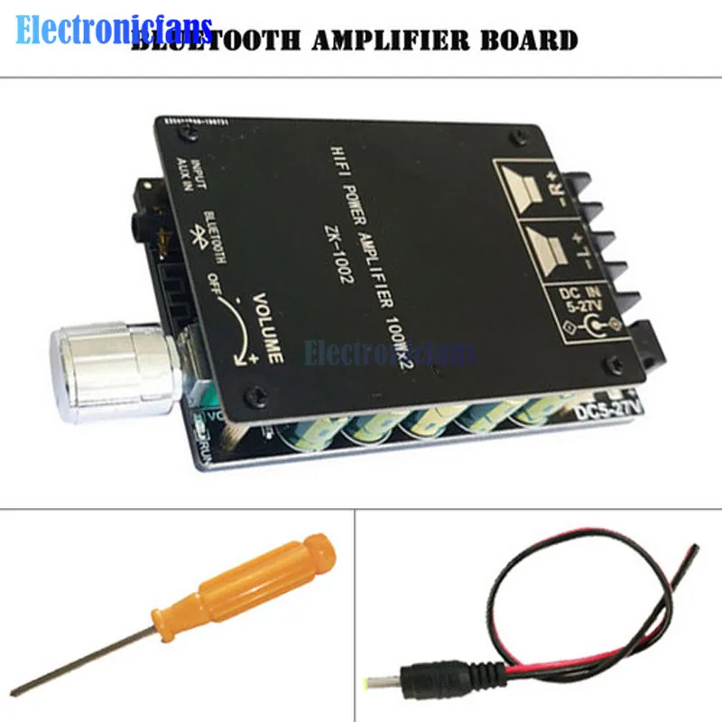 ZK-1002L ZK-1002 Hi-Fi 100WX2 TPA3116 Bluetooth 5,0 высокомощный цифровой усилитель стерео плата AMP Amplificador аудио домашний кинотеатр