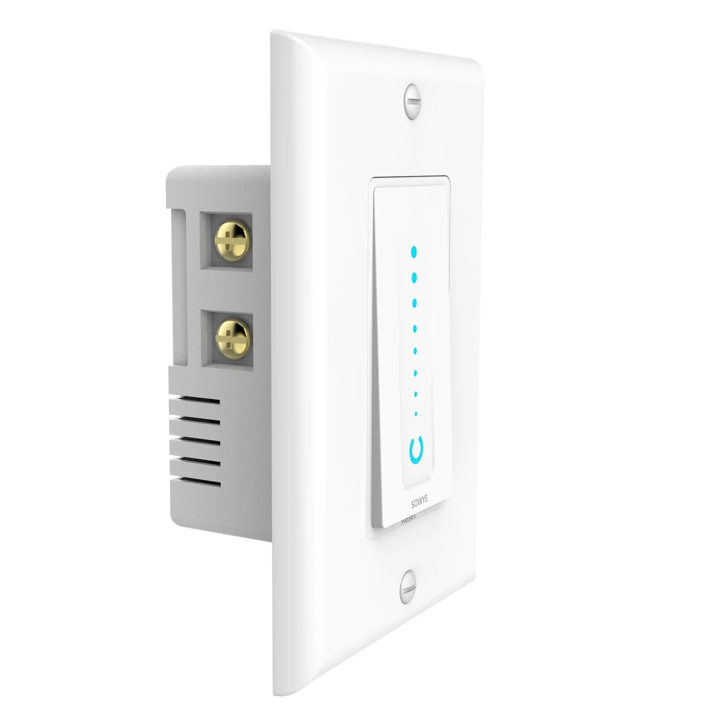 Wifi-патрон, умный свет диммер настенный выключатель стандарт США SmartLife Tuya приложение Дистанционное Голосовое управление Совместимо с Alexa Google Home IFTTT