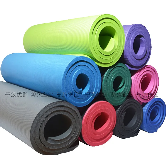 

NBR Yoga Mat Thick 15 Mm Fitness Anti-slip Exercise Mat Crunches Yoga Mat yu jiahe dian