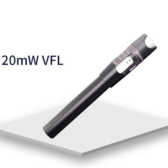 20mW VFL 10 МВт/20 МВт/30 МВт Визуальный дефектоскоп лазерный источник Волоконно-оптический кабель тесты er красный свет тесты ручка 1 SC/FC/ST/LC адаптер оптоволокно VFL оптика лазерная указка локатор ошибок - Цвет: 20mW VFL