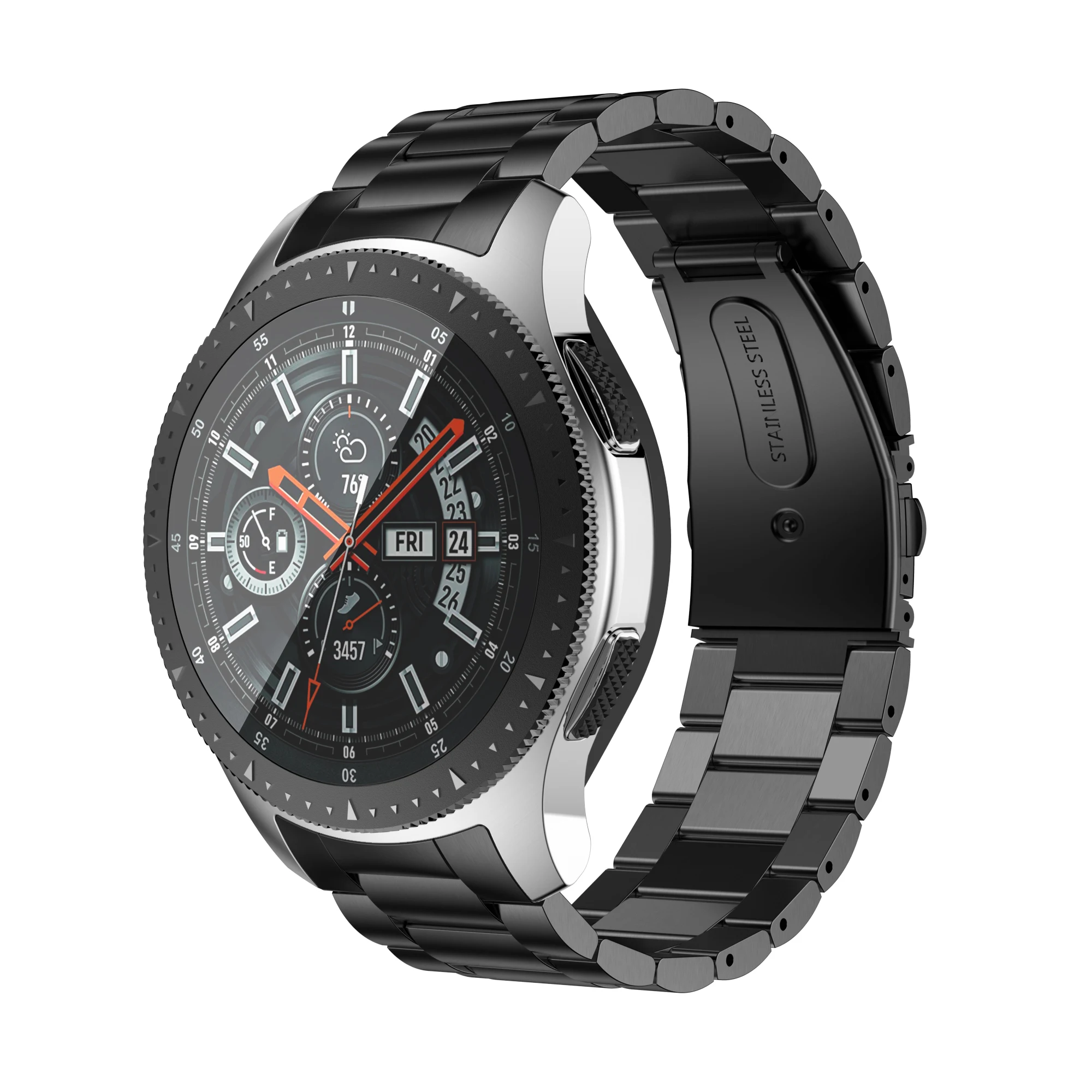 Ремешок для часов из нержавеющей стали Samsung Galaxy Watch 46 мм браслет с металлической