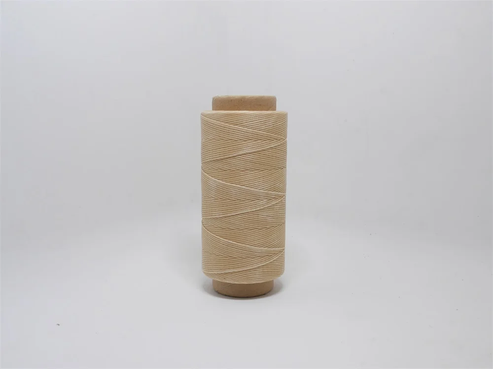 Wheat 6636 Отличное качество, Прошитые кожаные туфли, черные, 33 цвета, 1,0 мм, полиэстер, вощеное покрытие, шнур, плетеная нить, длина 170 м - Цвет: Wheat 6636