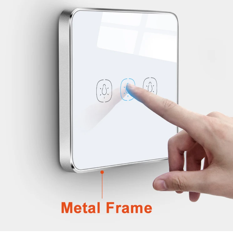 Переключатель Tuya ZigBee без нейтрального провода наклейка для сенсорного
