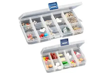 

1PC 36 Slots Cells Portable Jewelry Tool Box Container Ring Electronic Parts Screw Beads Component Storage Box Adjustable Oct 4