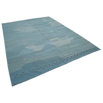 

264x348 Cm Blue Handmade Contemporary Rugs Rug-9x11 Ft