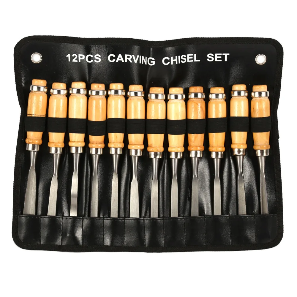 

Carving knife carpentry Carved chisel Carving knife set Hand carving chisel 12 Piece Set