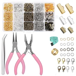 Alicates de mano para hacer joyas y abalorios, alicates antideslizantes de reparación de cuentas de acero, portátiles, 4,5 pulgadas, accesorio para el hogar tipo 1