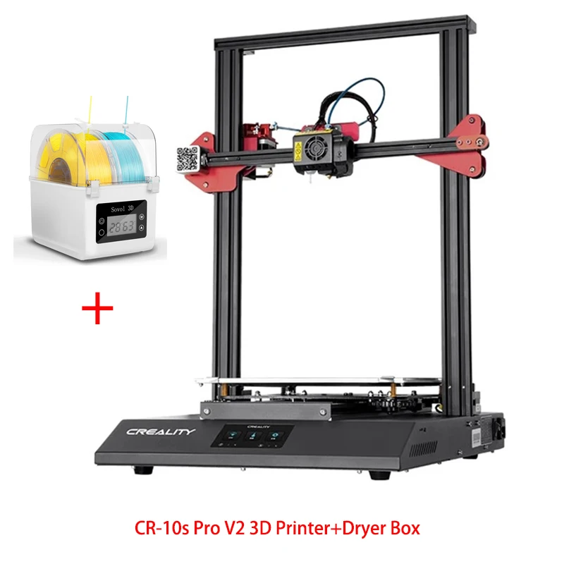 creality 3d printer Creality Upgrade CR-10S Pro V2 3D Printer with BL Touch Silent Mother Board 500W Meanwell Power Supply Full LCD Touchscreen 3d printing machine 3D Printers