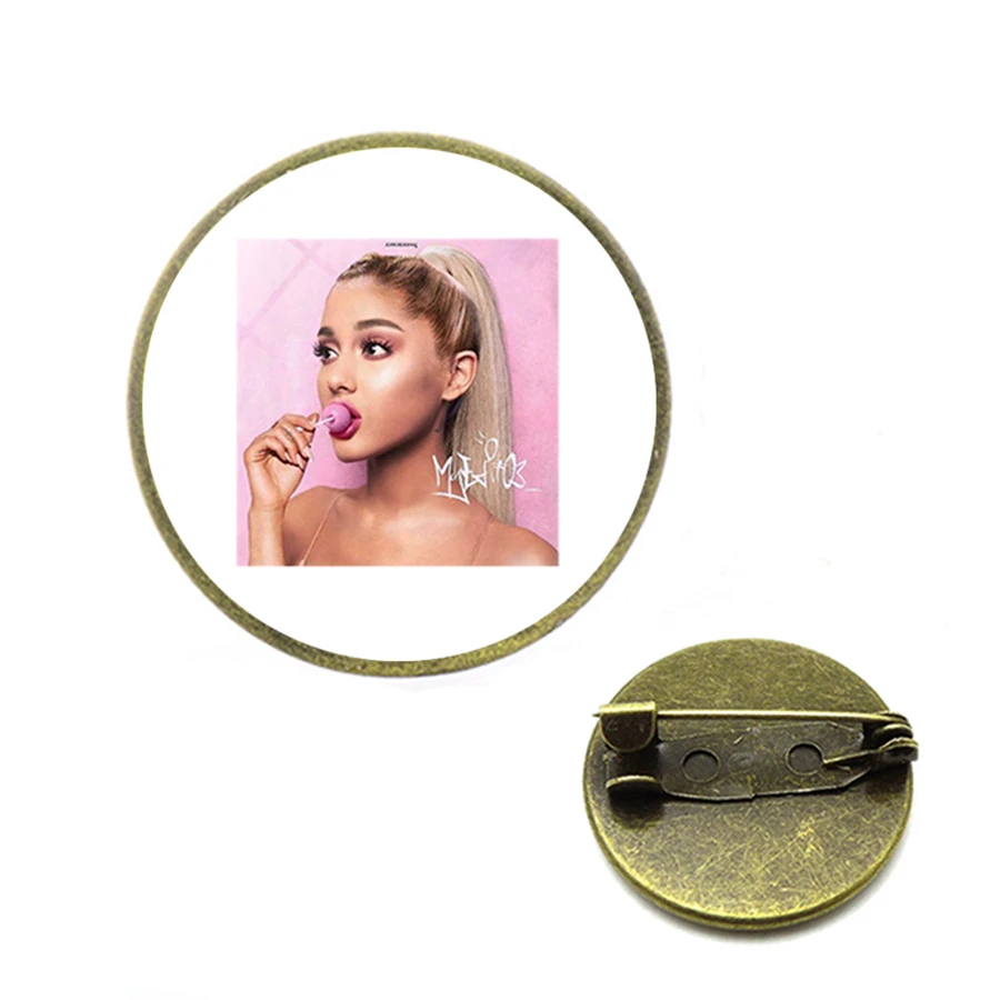 Броши Ариана Гранде 7 колец музыкальные сувениры для поклонников суперзвезд