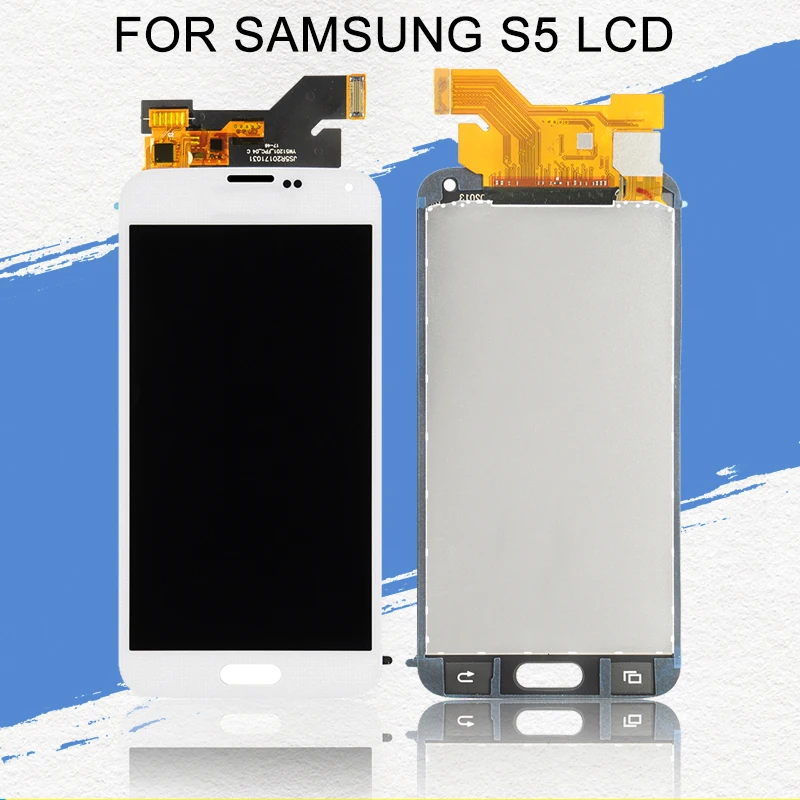 

Dinamico G900 Lcd Repair Part For Samsung Galaxy S5 Lcd I9600 G900F Display With Touch Screen Digitizer Assembly Free Ship+Tools