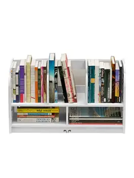 

Desktop Organizer Display Storage Rack Bookshelf Stand Shelf for Student Dormitory #CW