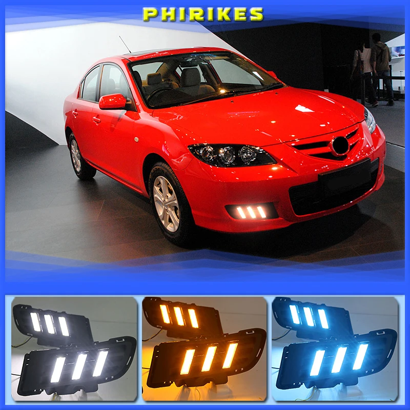 

Дневные ходовые огни для Mazda 3 Mazda3 2010 2011 2012, 2 шт.